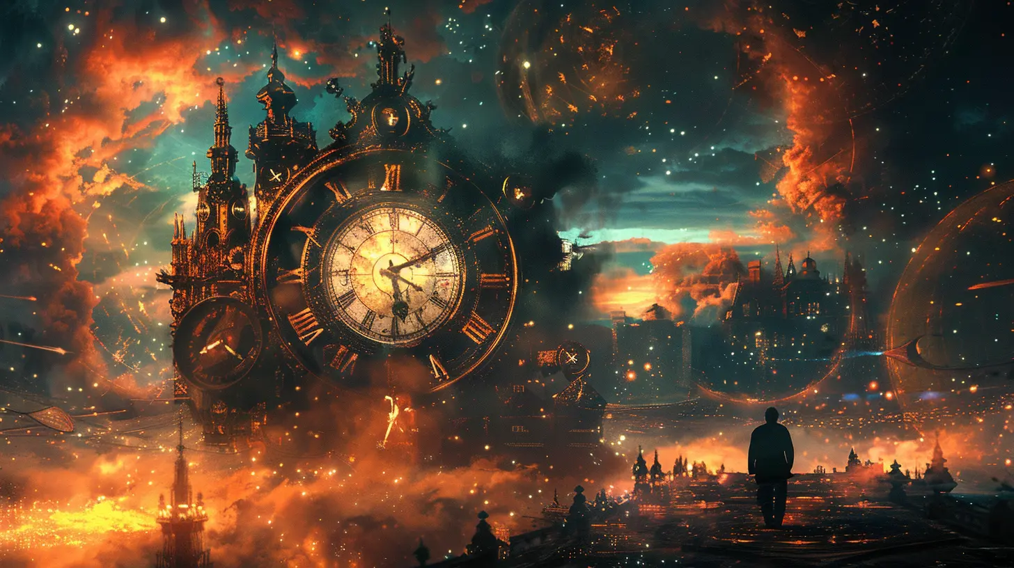 Exploring Themes of Time Travel in Interactive Story-Driven Games
