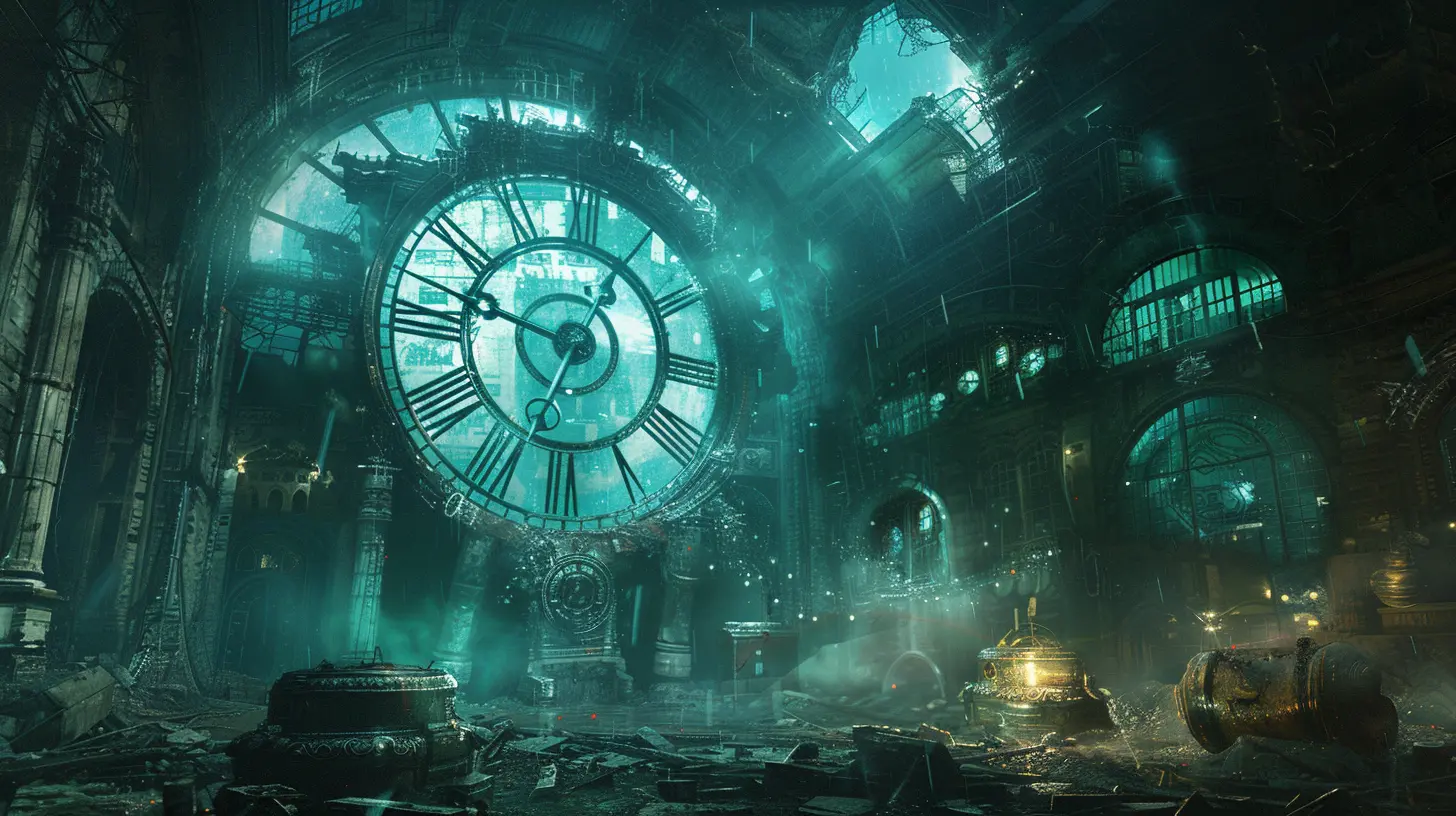 Exploring Themes of Time Travel in Interactive Story-Driven Games