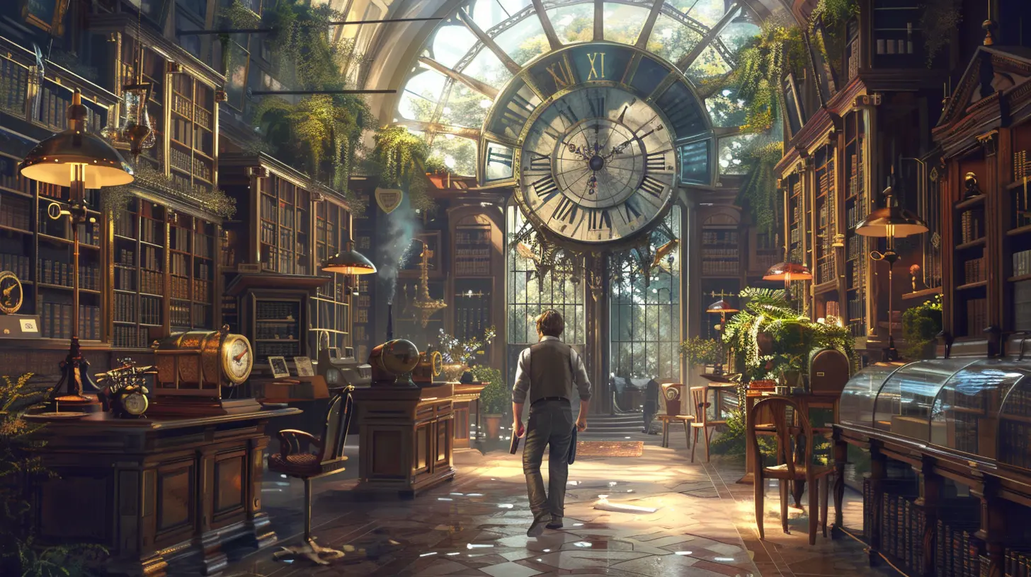 Exploring Themes of Time Travel in Interactive Story-Driven Games