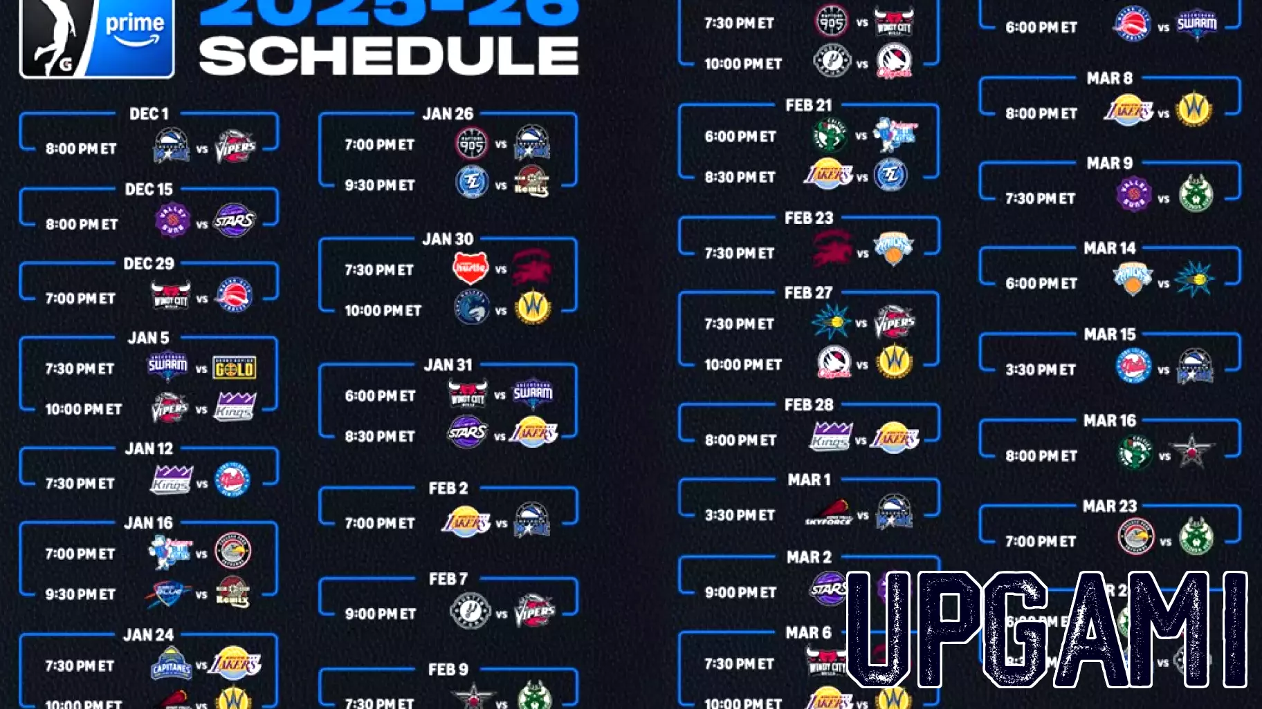 NBA G League Games Set to Stream on Prime Video